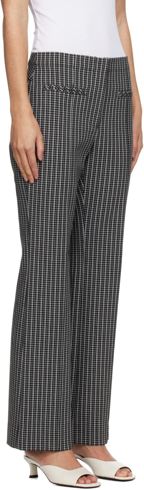Shop Proenza Schouler White Label Isadora Trousers In Black
