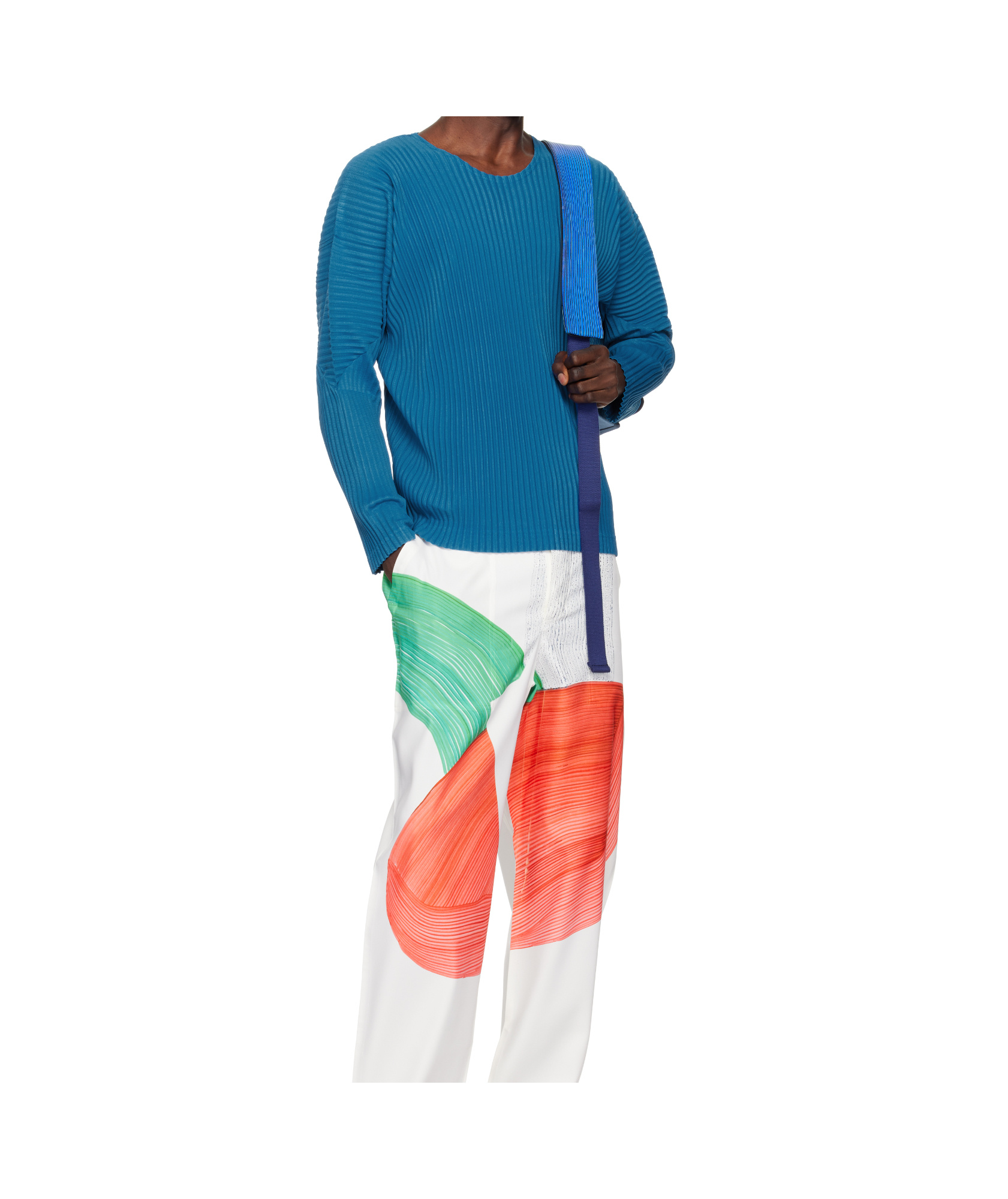 Issey Miyake Rb_color Palette 2 T-shirt In Blue