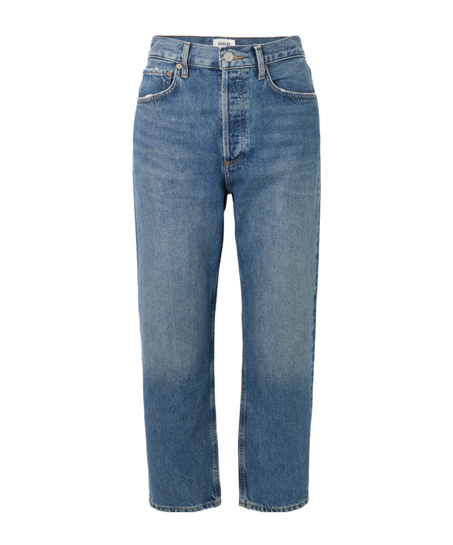 Agolde Straight Jeans In Blue
