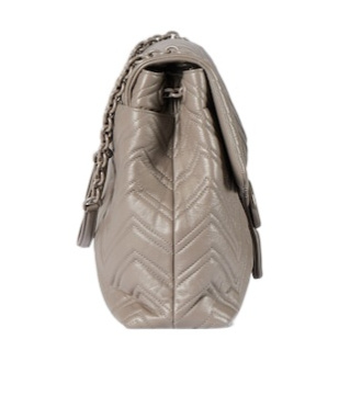 Gucci Gg Marmont Maxi Shoulder Bag In White