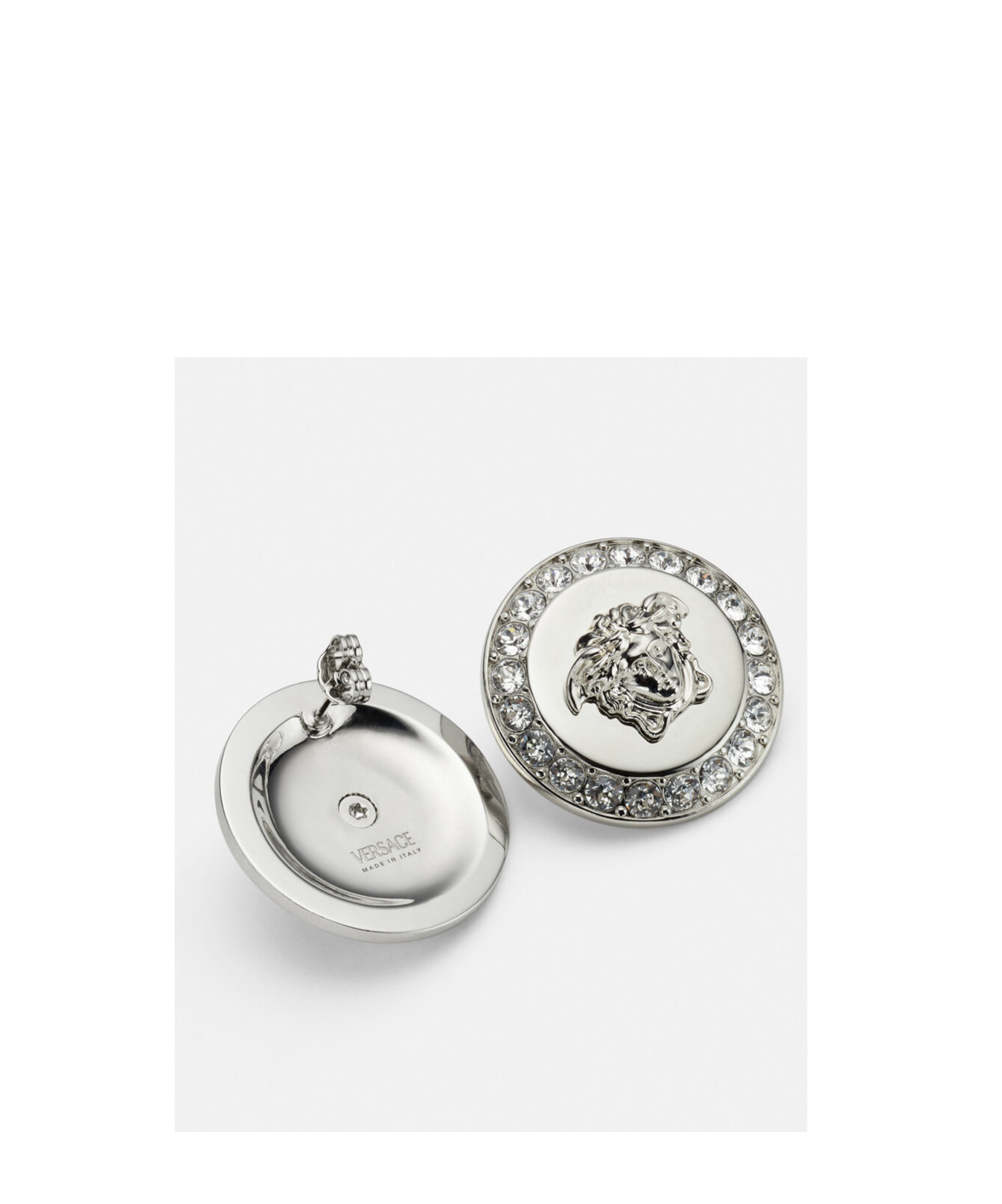 Versace Bijoux Silver In Metallic