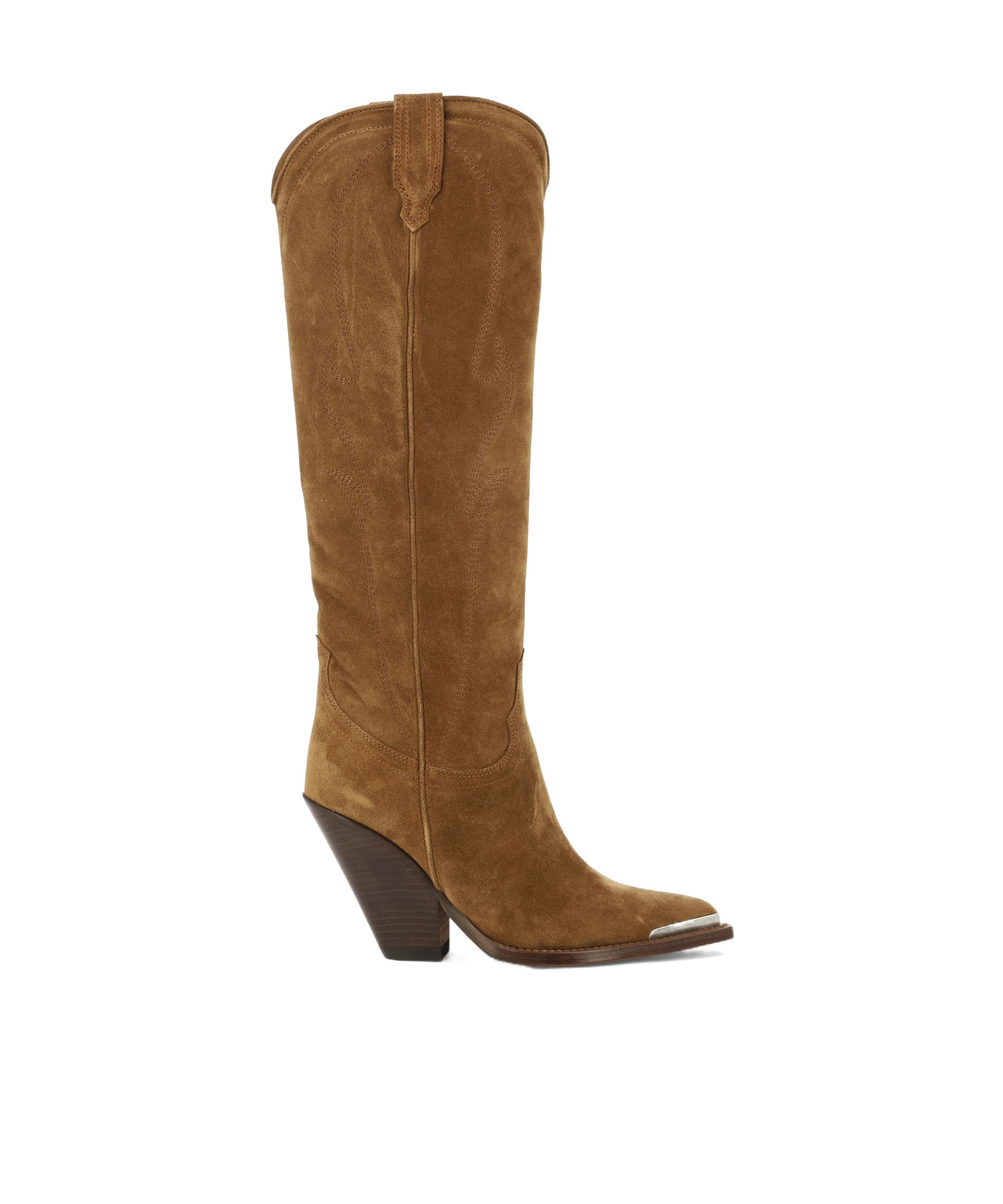 Sonora 90mm Suede Pointed-toe Boots In Brown