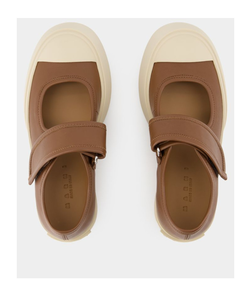 Marni Mary Jane Ballerinas In Nude