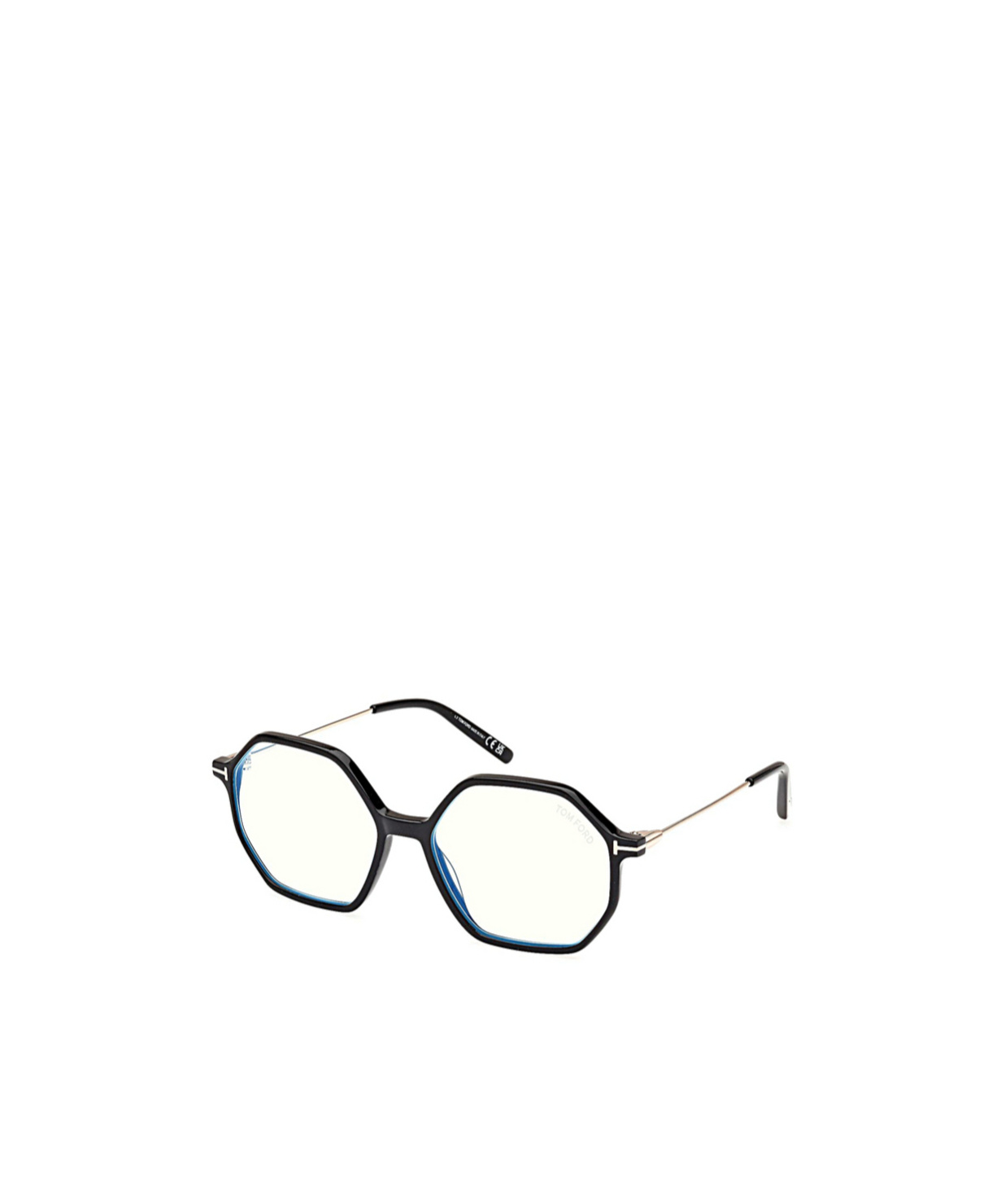 Tom Ford Eyewear Hexagonal Frame Glasses In White