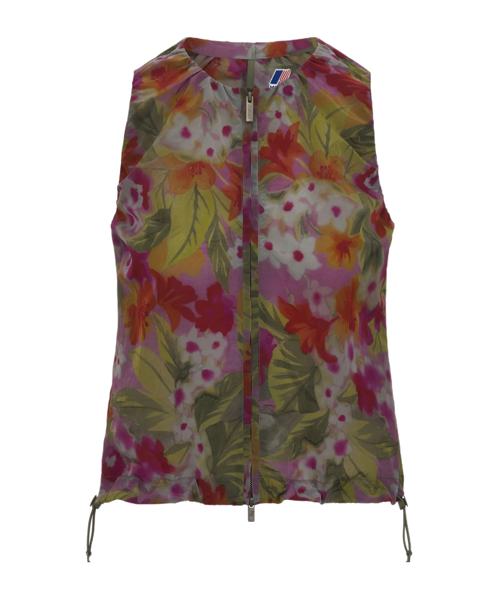 K-way Printed Vest In Multi
