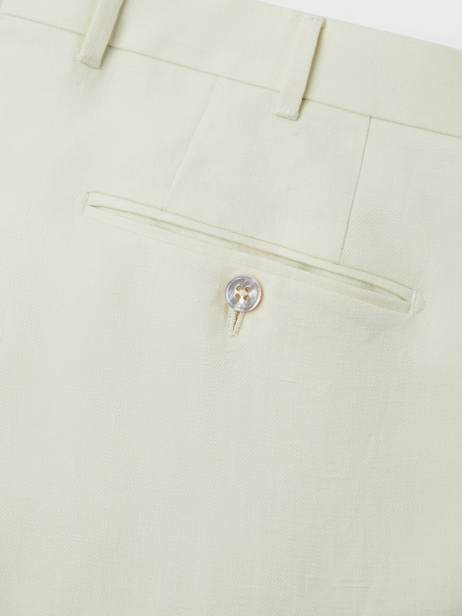 Zegna Straight-leg Tailored Trousers In White