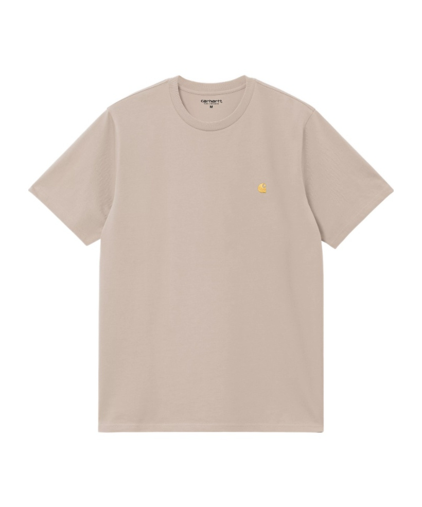 Carhartt Embroidered-logo T-shirt In Neutral