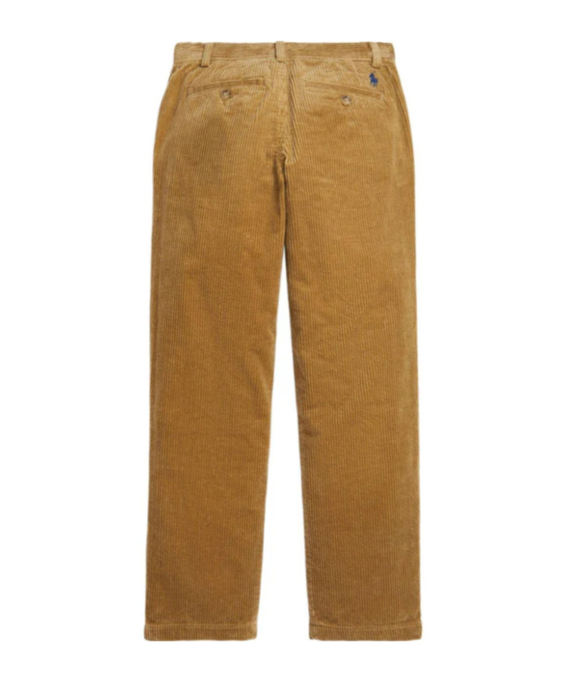 Polo Ralph Lauren Camel Corduroy Pants In Brown