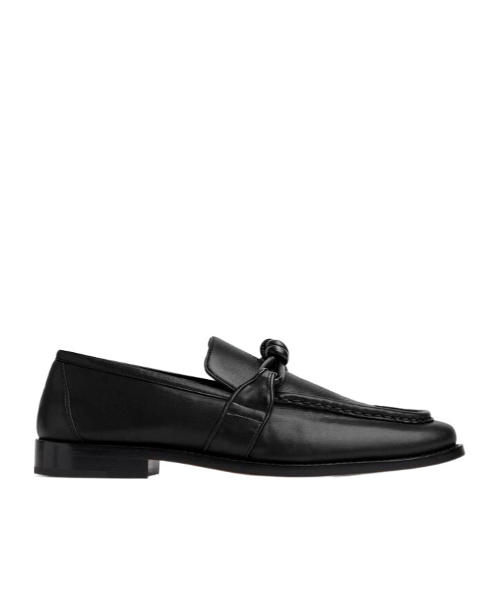 Bottega Veneta Astaire Loafer Shoes In Black