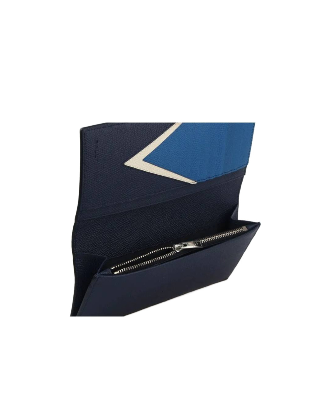 Bally Logo Printed Bi-fold Wallet In Blue