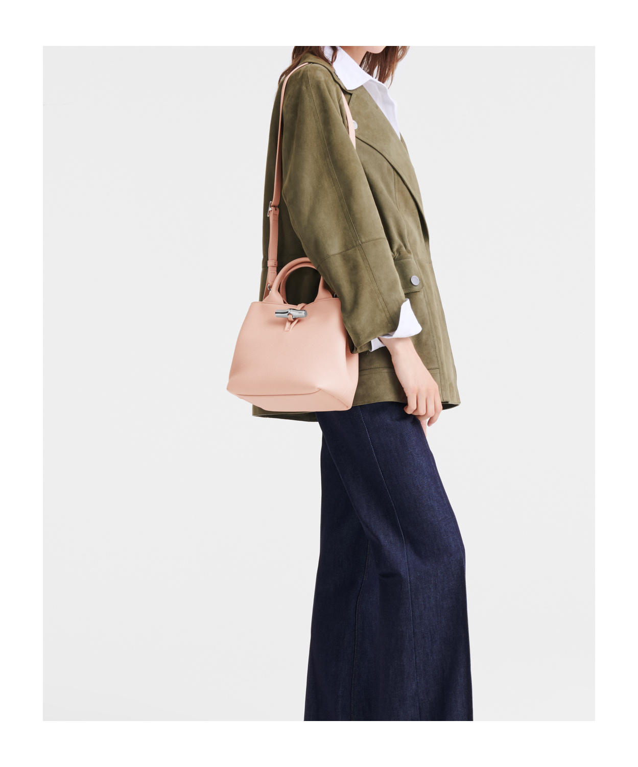 Longchamp Handbag S Le Roseau In Ballerina