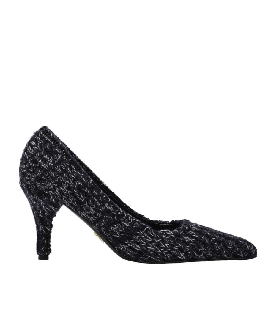 Prada Pointed High Heels In Animal Print