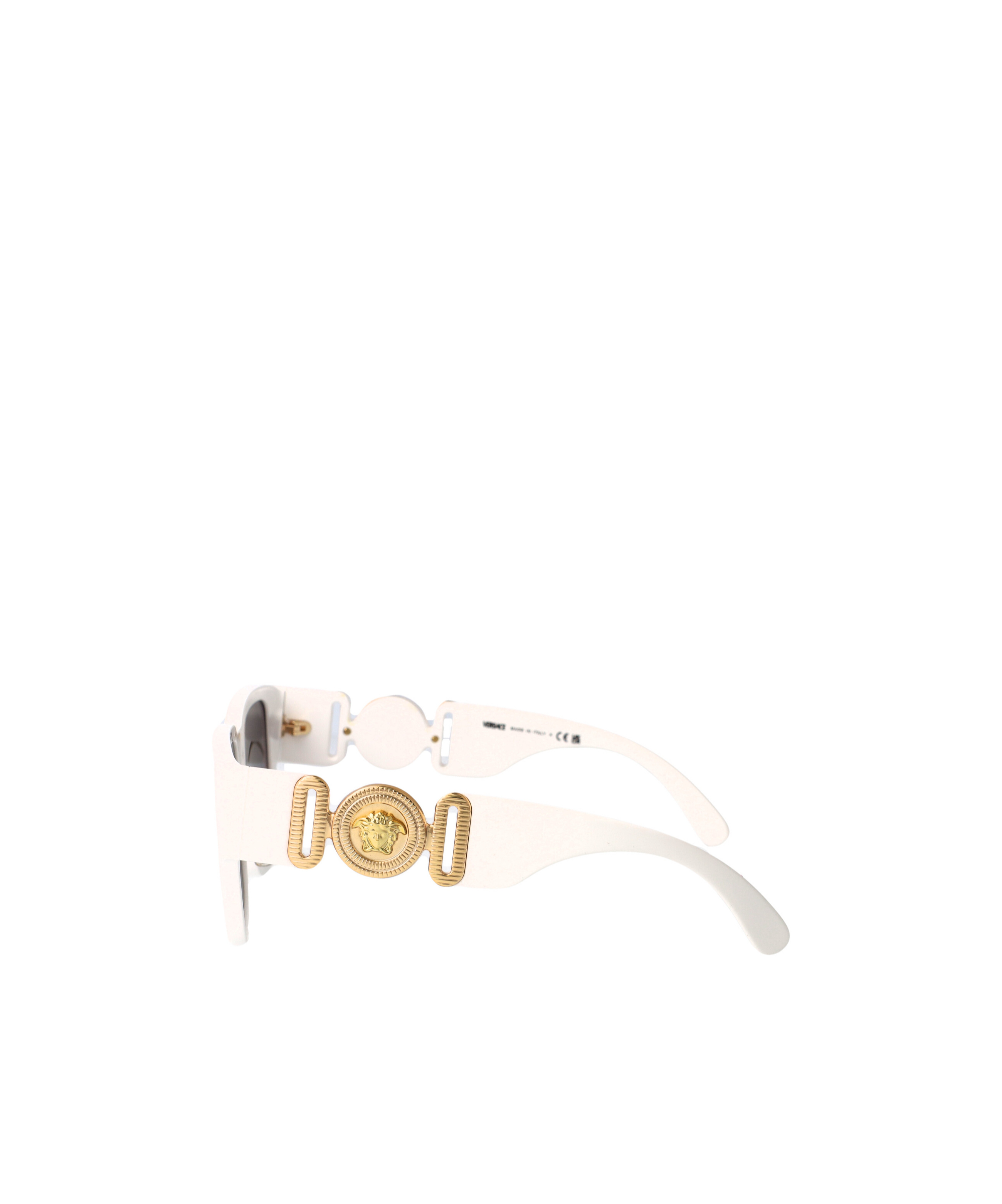 Versace Logo Sunglasses In Black