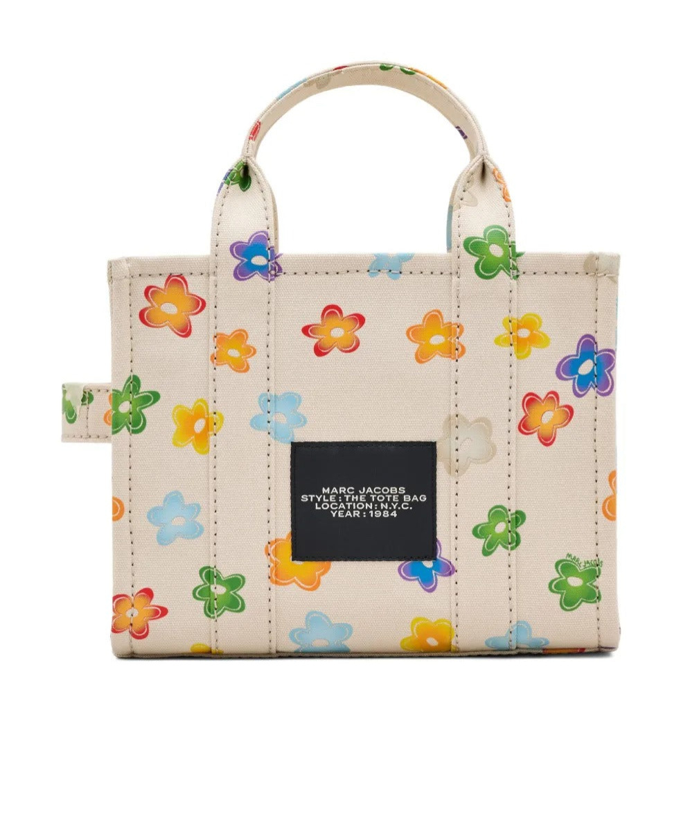 Marc Jacobs The Wild Daisy Small Tote Bag In White