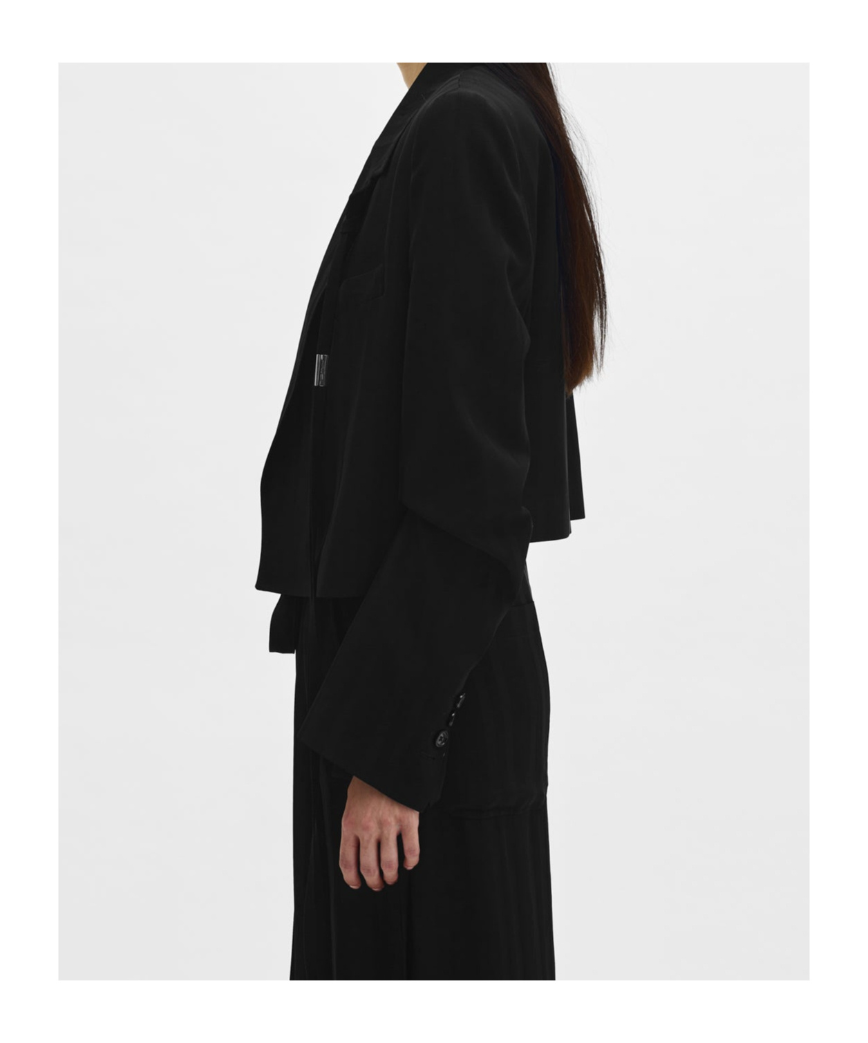 Ann Demeulemeester Short Jacket In Black