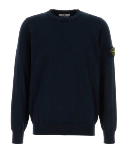 Stone Island Logoed Sweatshirt In Blue