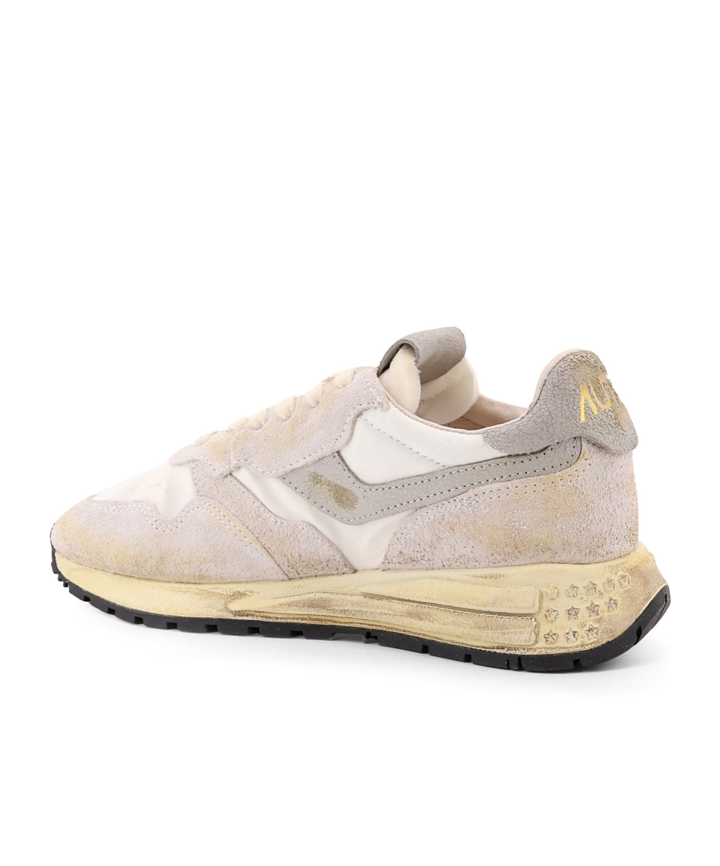 Autry Lace-up Low-cut Casual Shoes In Nude