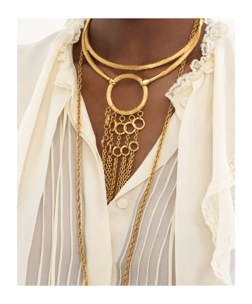 Chloé Lace-trimmed Ruffled Silk Blouse In White