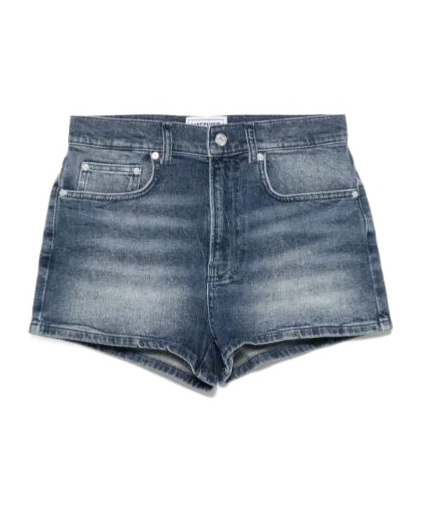 Moschino Belt Loop Shorts In Blue