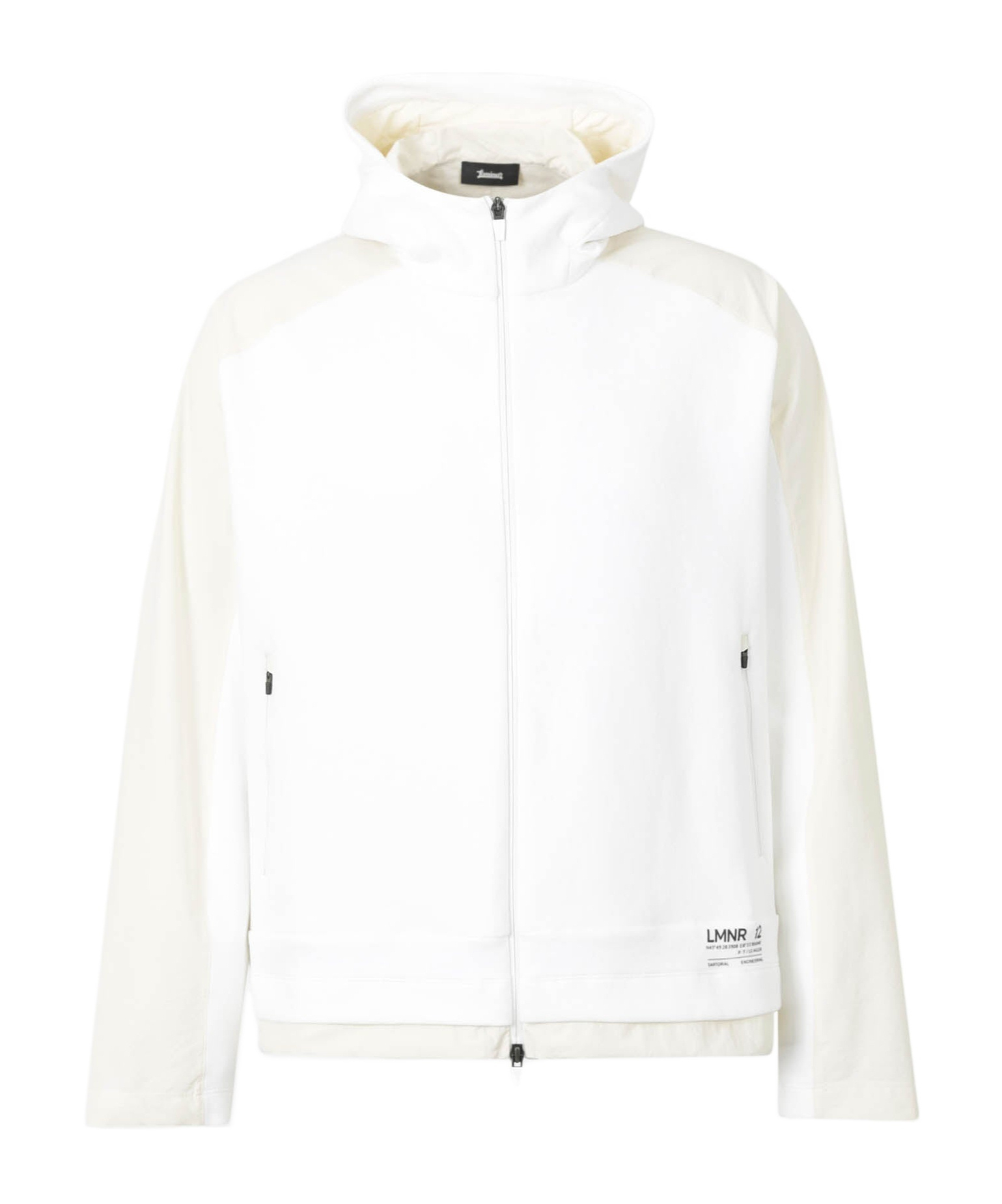 Herno Long Sleeve Hooded Casual Jacket In White