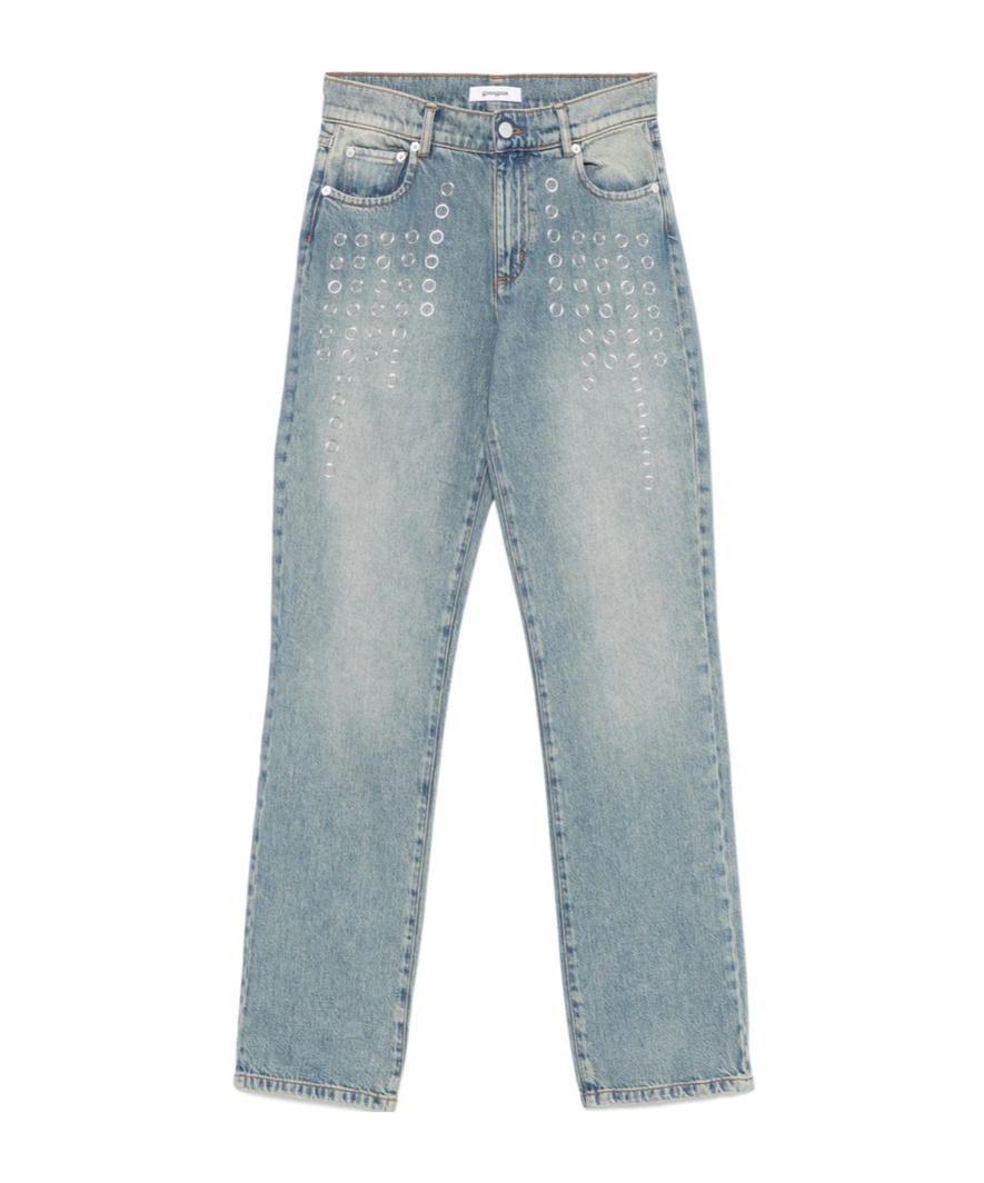 Gimaguas Denim Trousers With Belt Loops