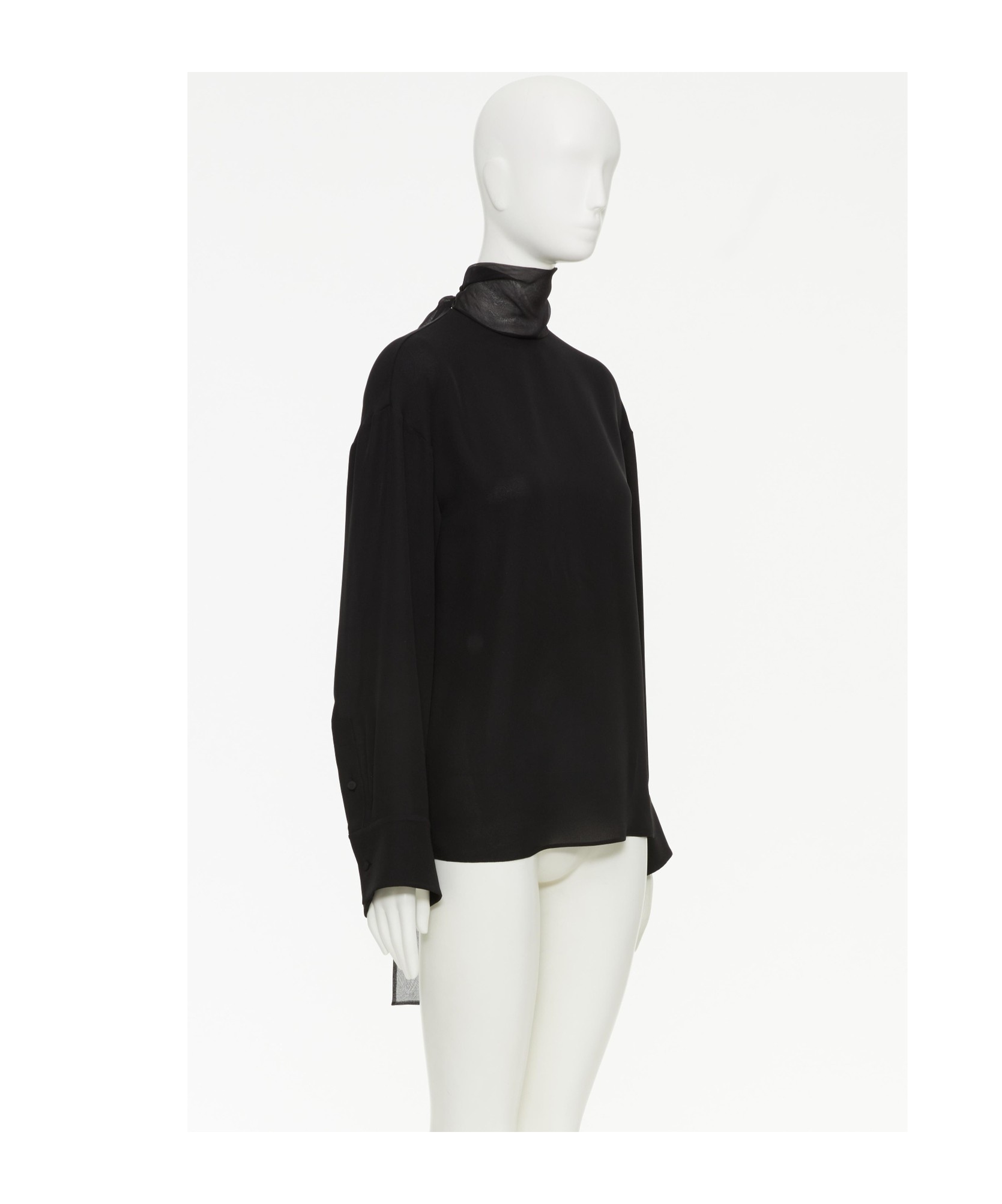 Valentino Bow-detail Blouse In Black