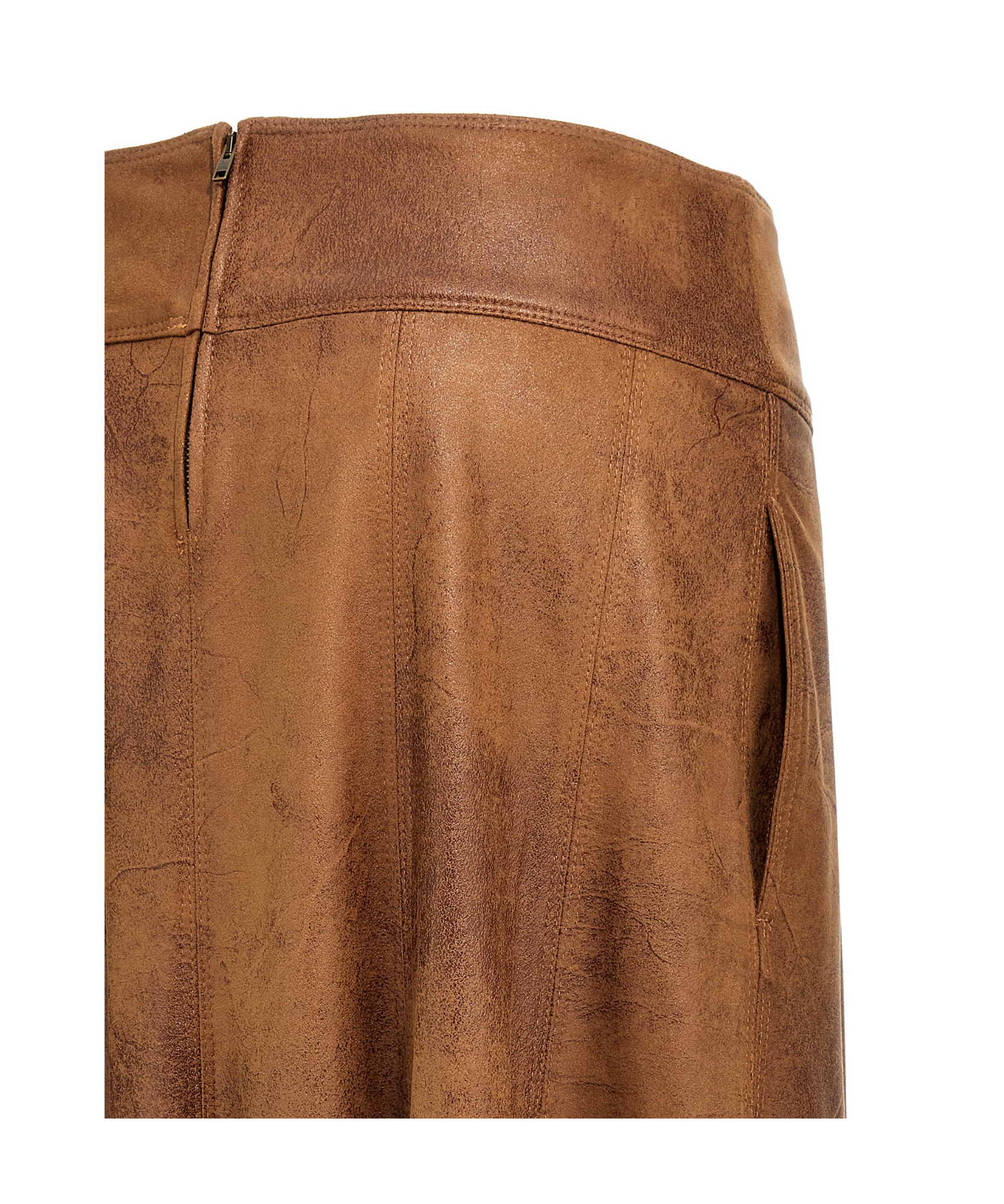 Isabel Marant "genevi" Skirt In Brown