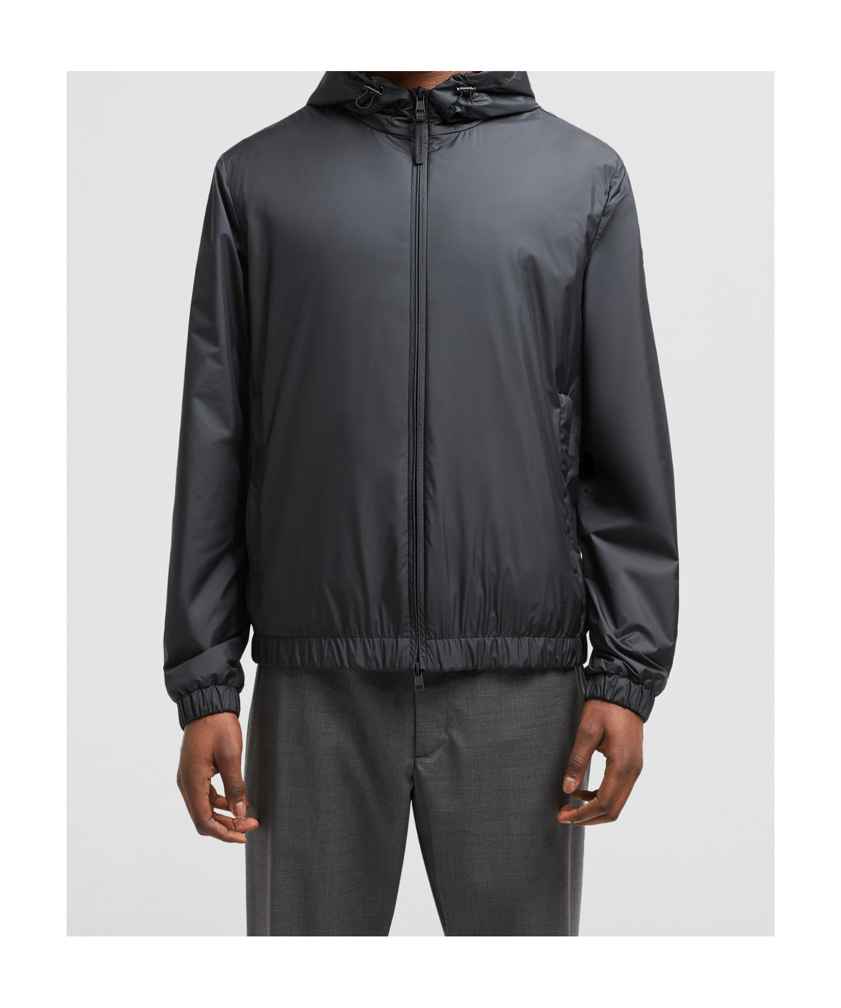 Moncler Coupe-vent Domene À Capuche In Black