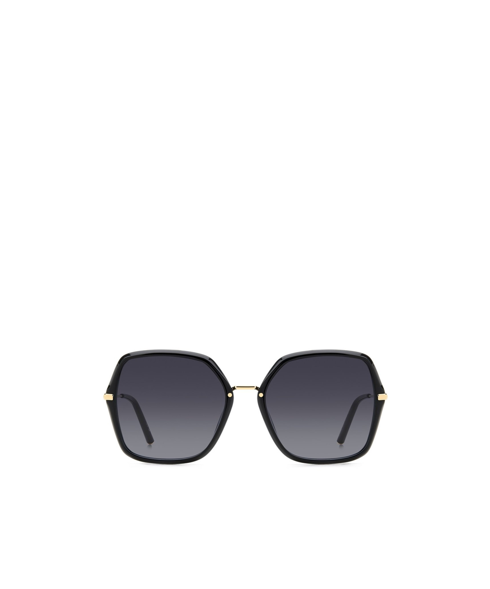 Carolina Herrera Logo-engraved Square-frame Sunglasses In Black