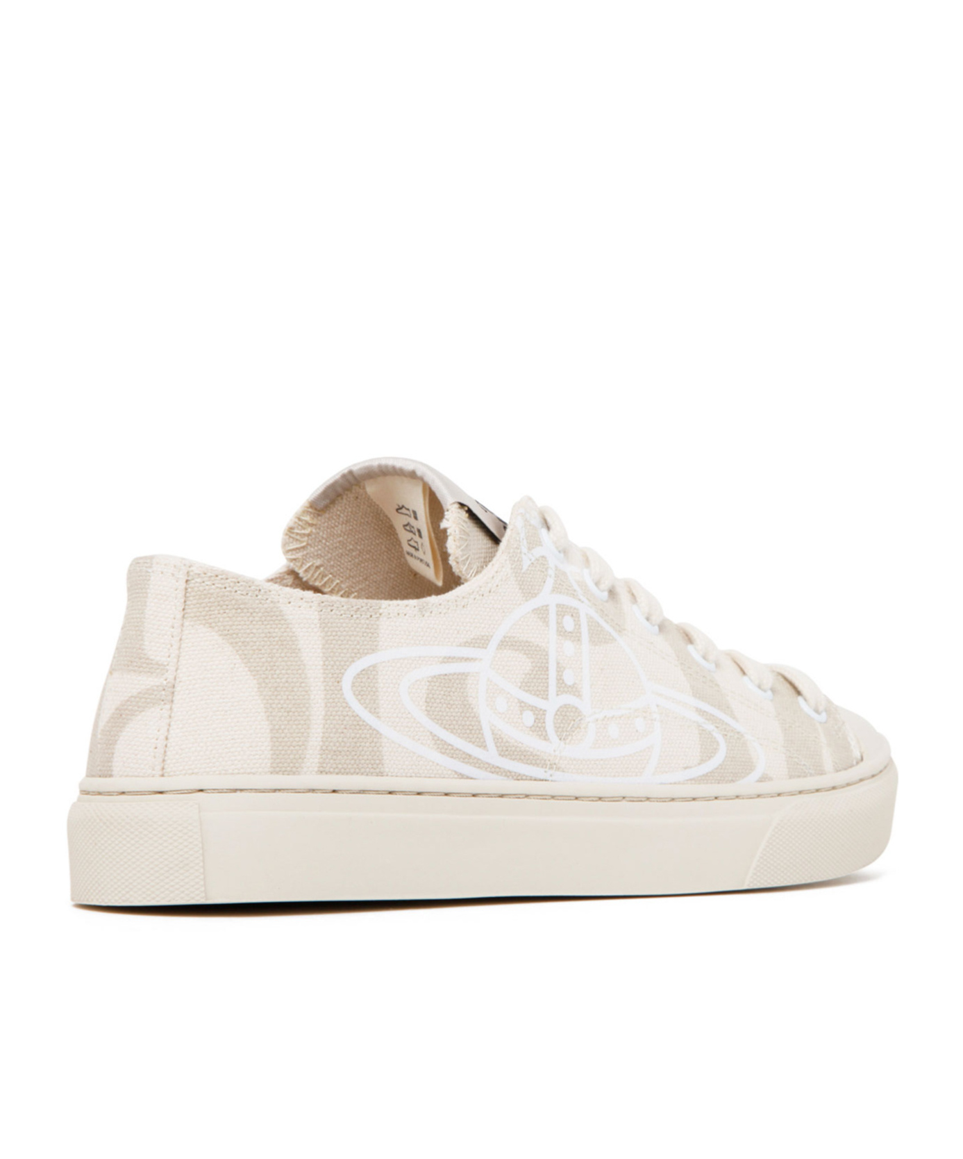 Vivienne Westwood Orb-print Canvas Sneakers In White