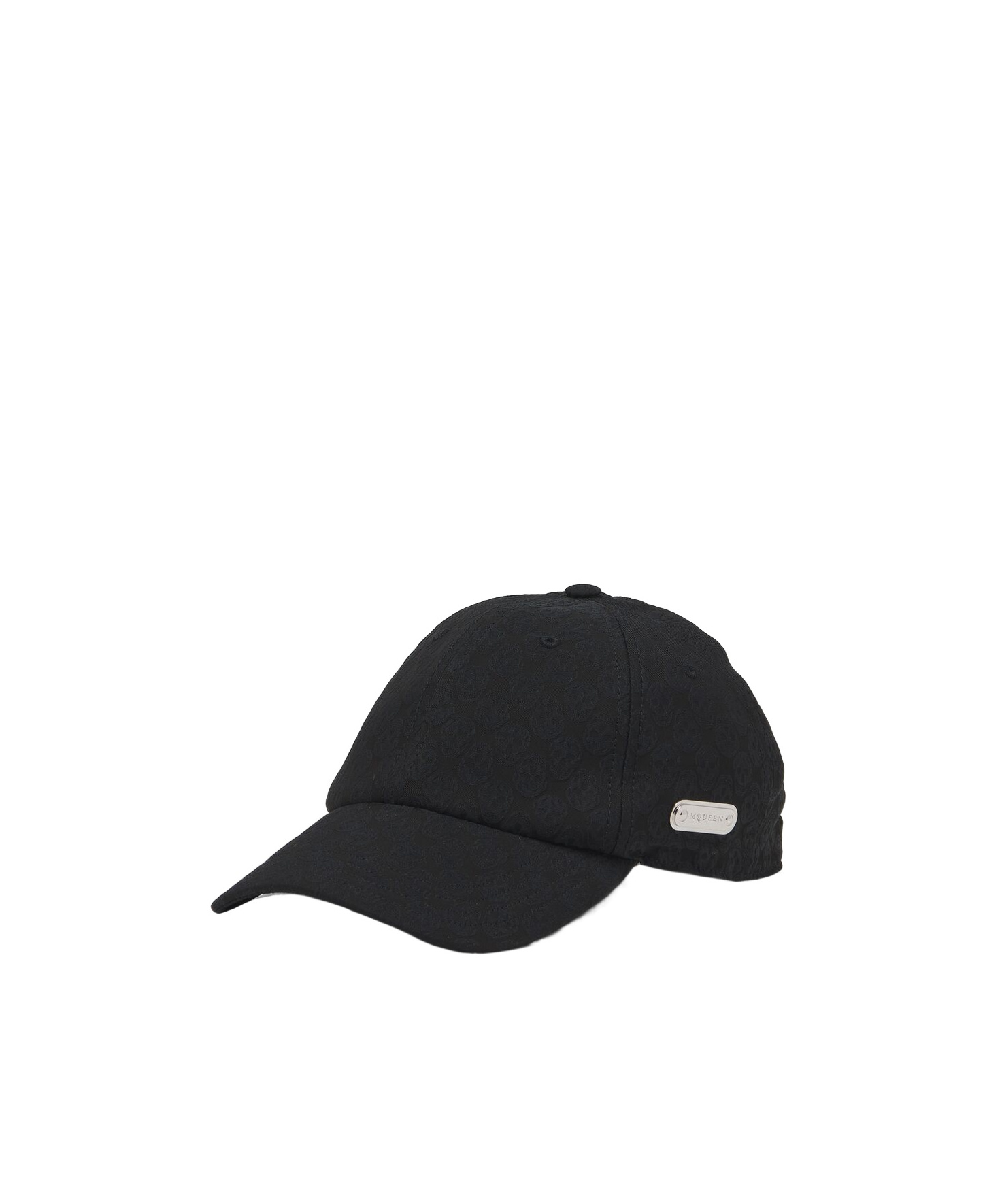 Alexander Mcqueen Skull Baseball Cap In Black