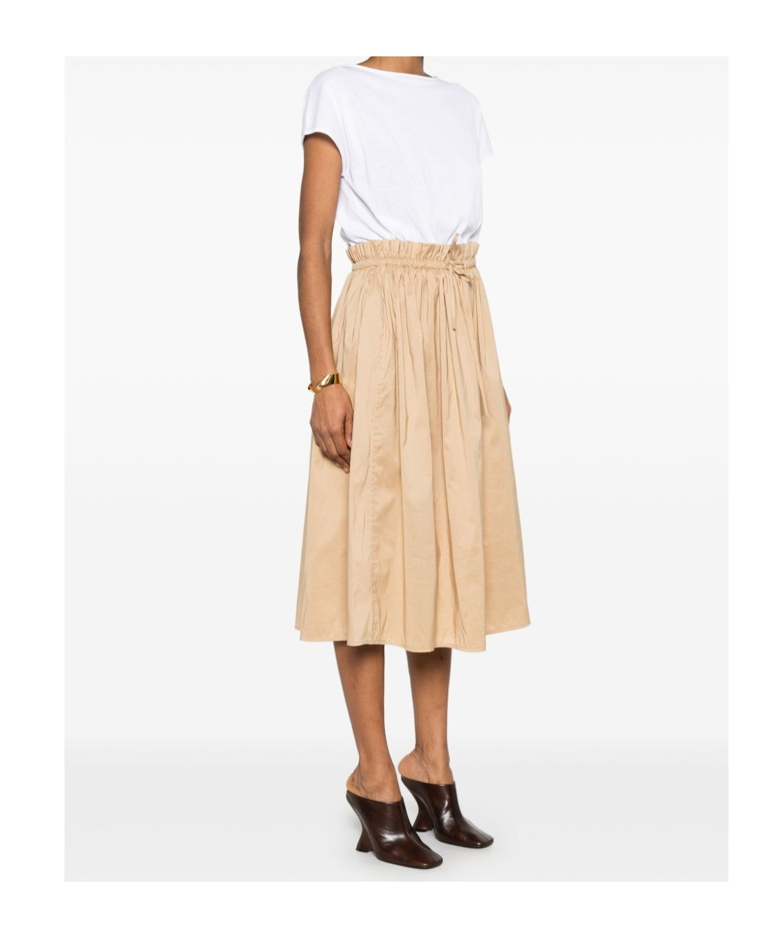 Fabiana Filippi Short Sleeve Dress In Black