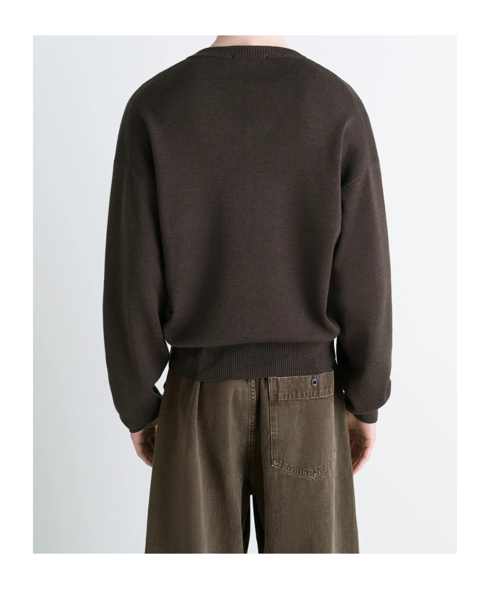 Lemaire Fabric Sweaters In Brown