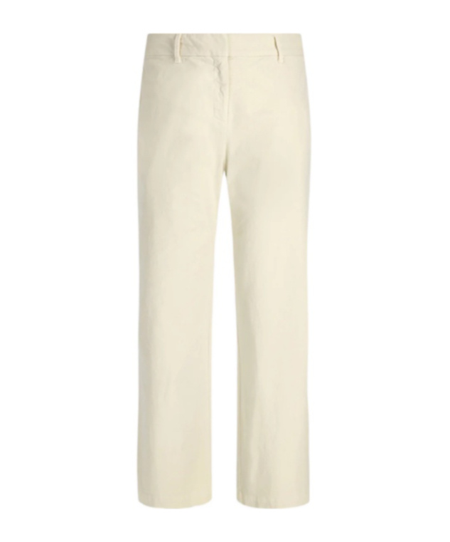 Nili Lotan Nohan Brushed Cotton-blend Twill Wide-leg Pants In Neutral