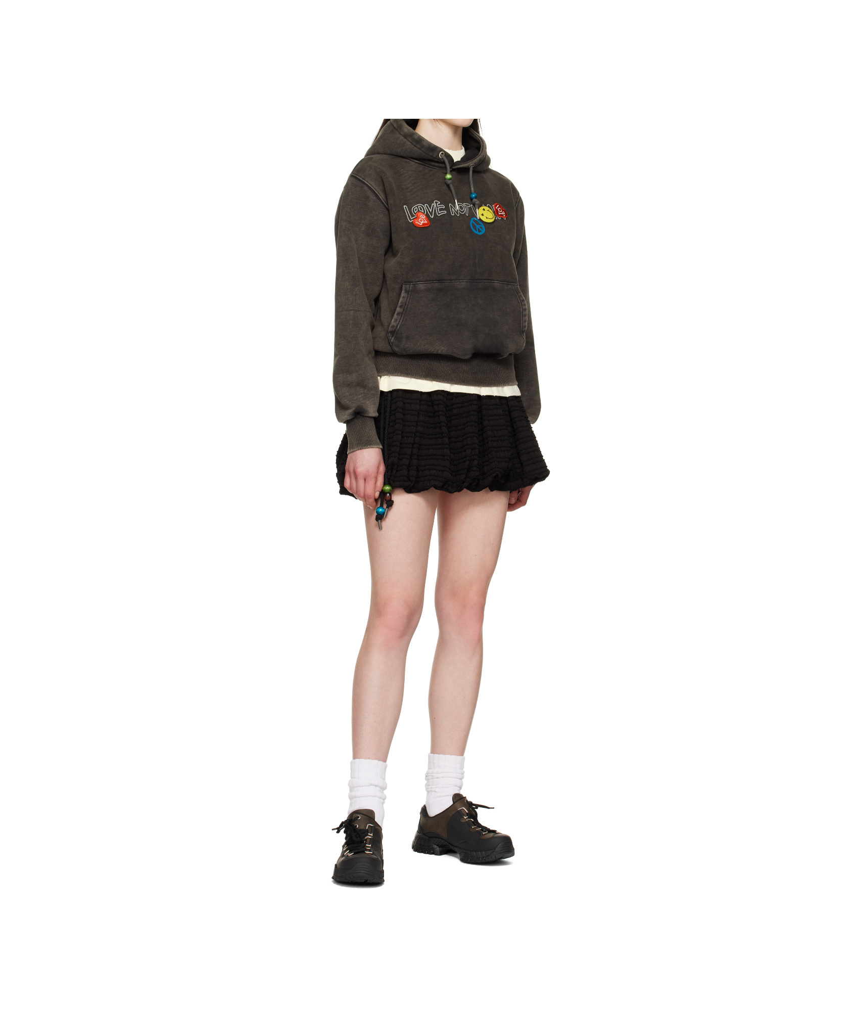 Andersson Bell Trainer Diagonale Sneakers In Black/brown