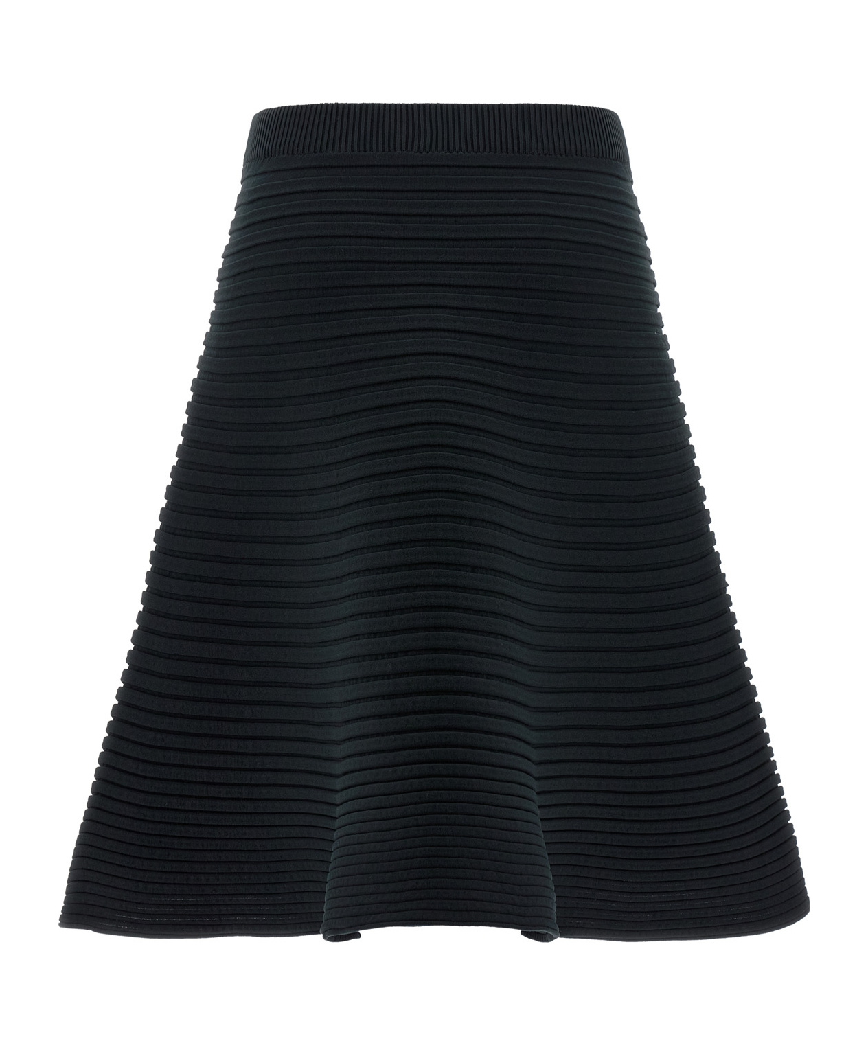 Issey Miyake Bounce Knit Skirts Green In Black