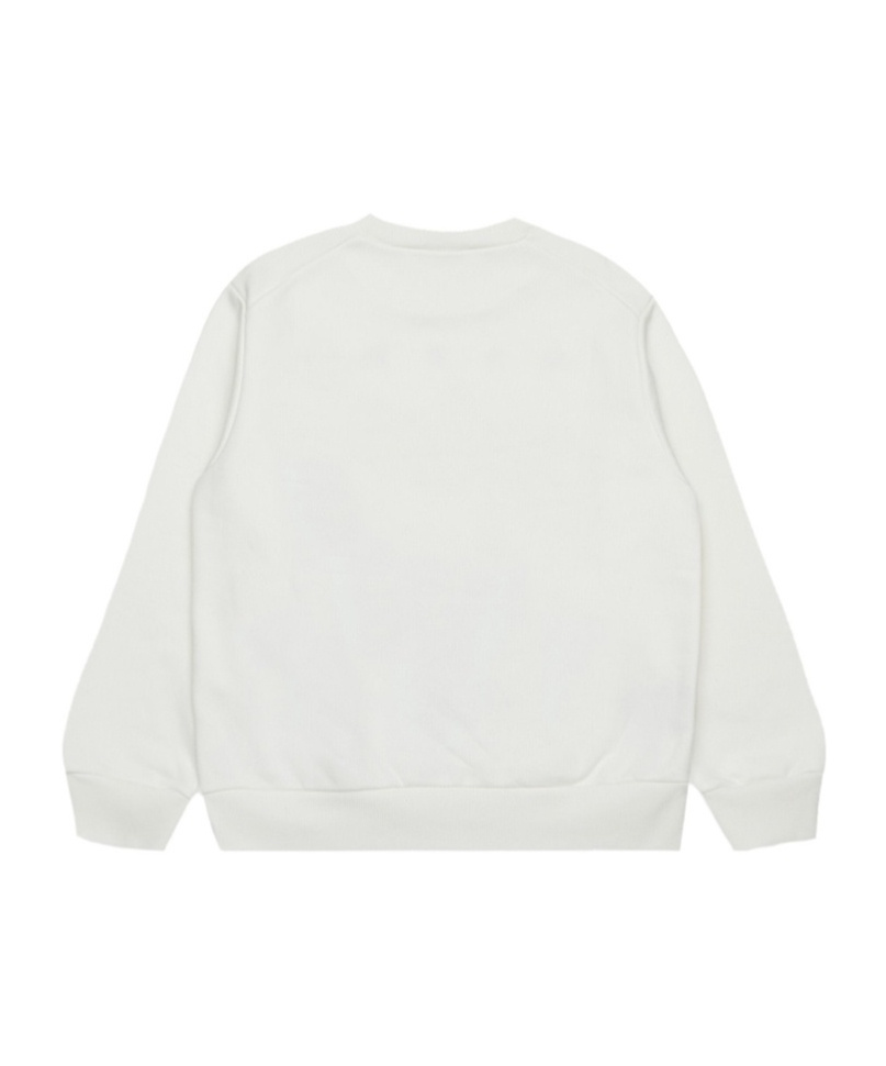 Marni Kids Long-sleeved Crewneck Sweatshirt In White