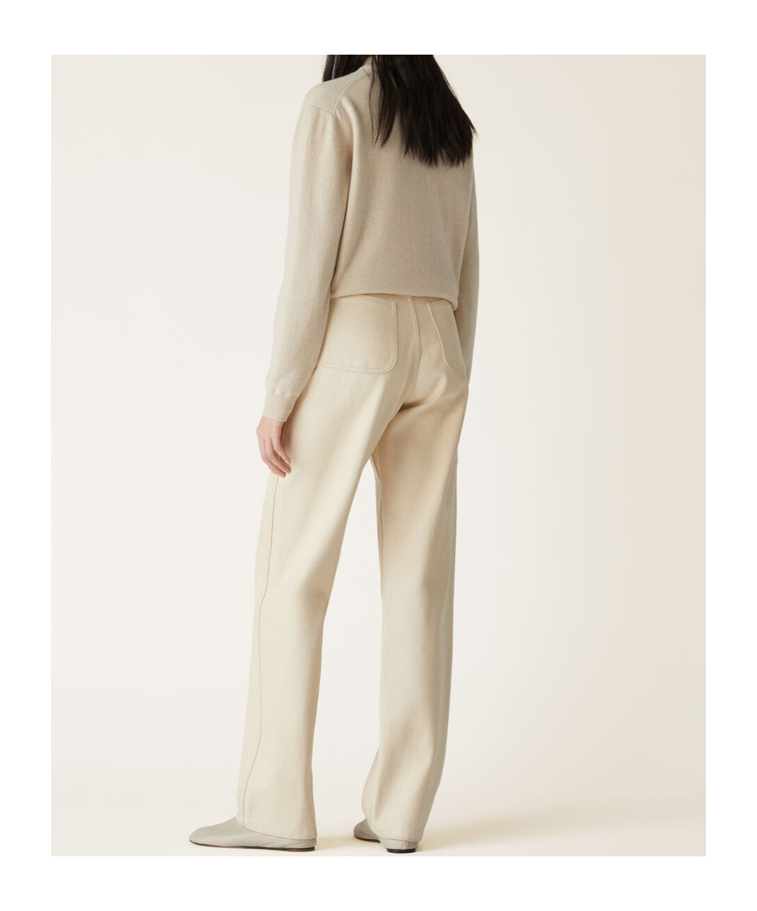 Loro Piana Button Long-sleeved Knitted Cardigan In Natural Color Mixing