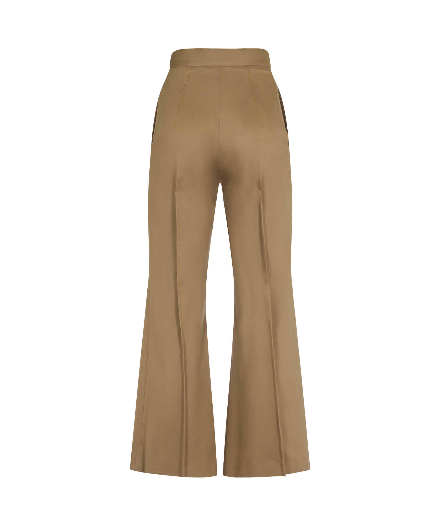 Vivienne Westwood High-waisted Flared Trousers In Brown