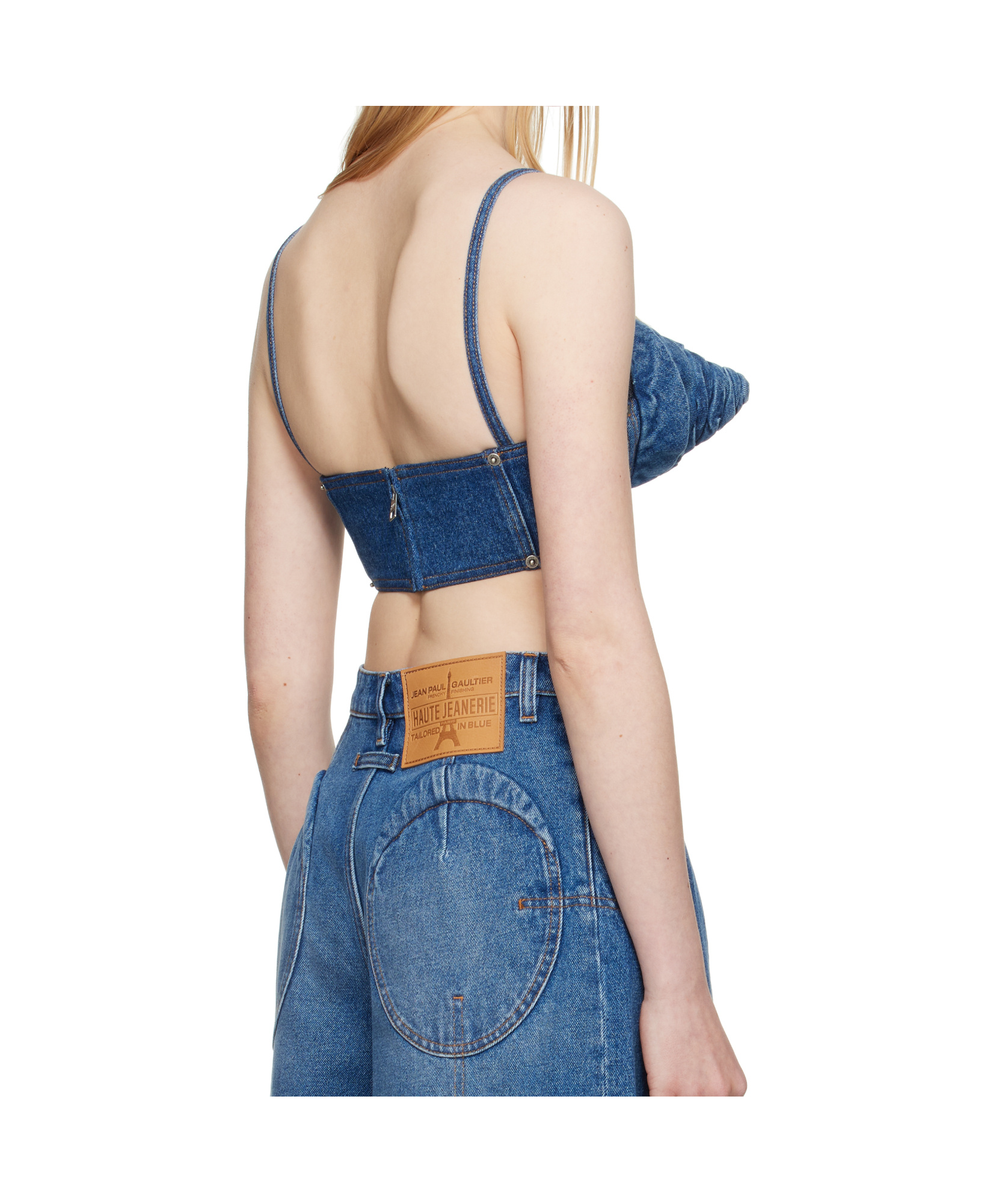 Shop Jean Paul Gaultier Denim Tops
