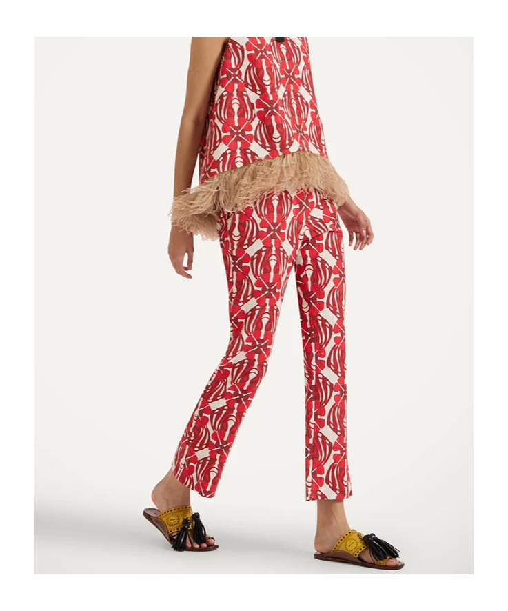 La Doublej 24/7 Pants In Red