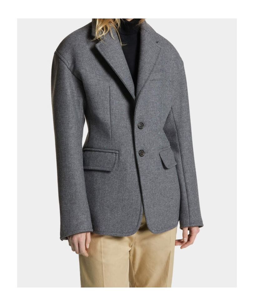 Dsquared2 Relaxed Double Jacket Clothing In Gray