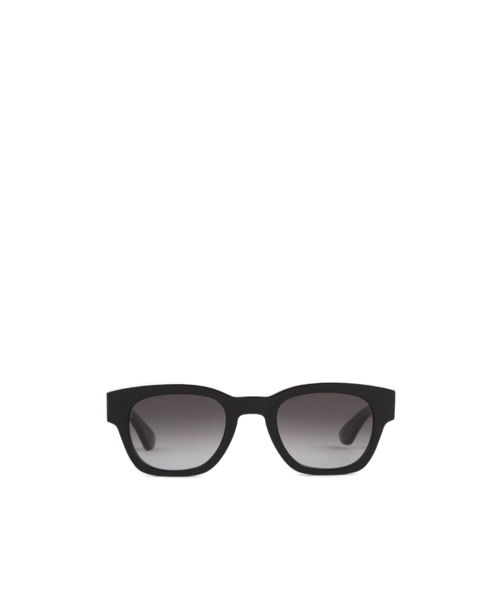 Alexander Mcqueen Geometric Sunglasses In Black