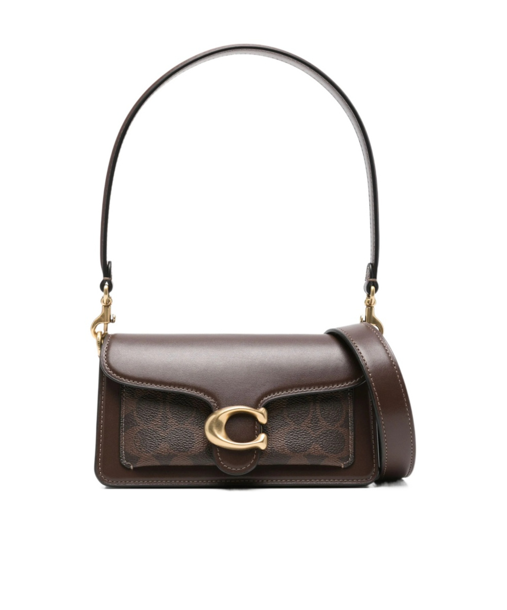 Coach Flap Shoulder Bag In Black