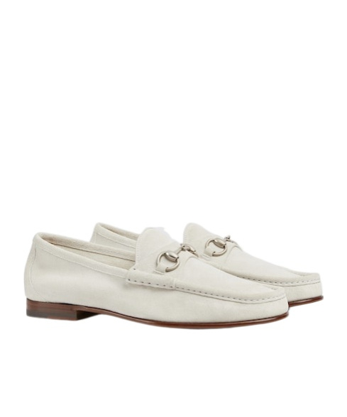 Gucci Horsebit 1953 Loafer In Light Gray