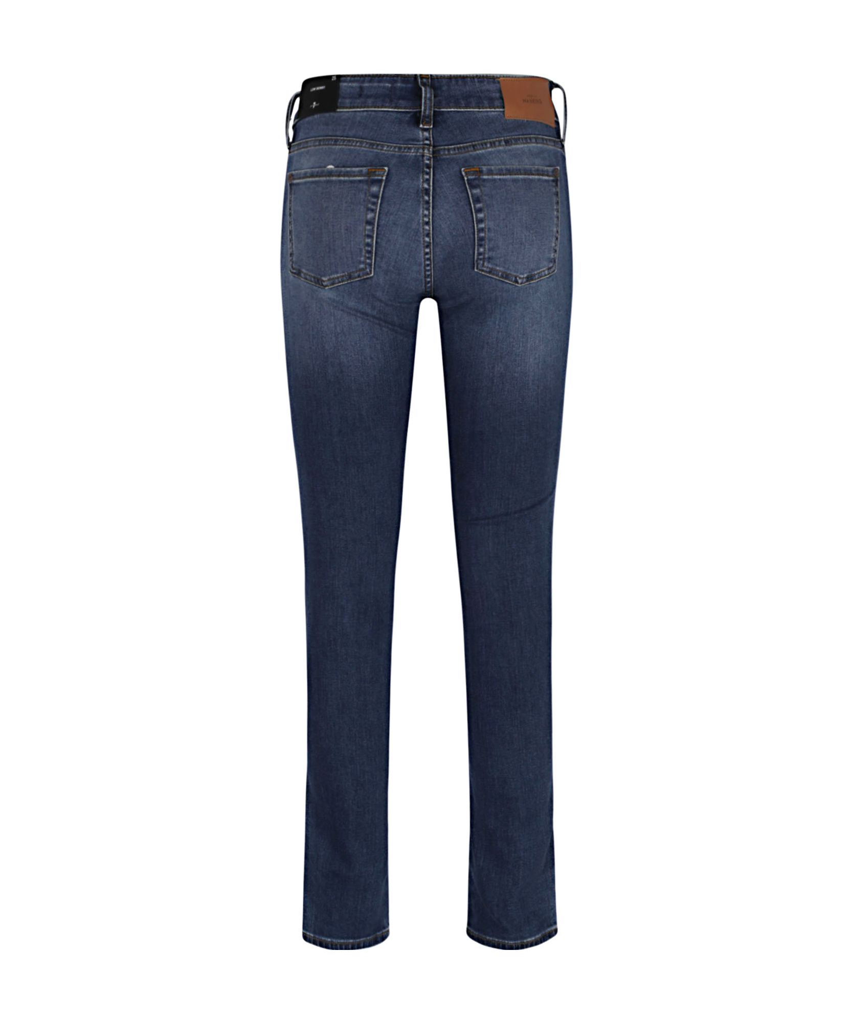 7 FOR ALL MANKIND LOW-RISE SKINNY JEANS 