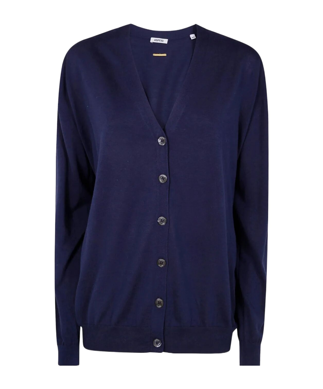 Aspesi Classic Cardigan In Black