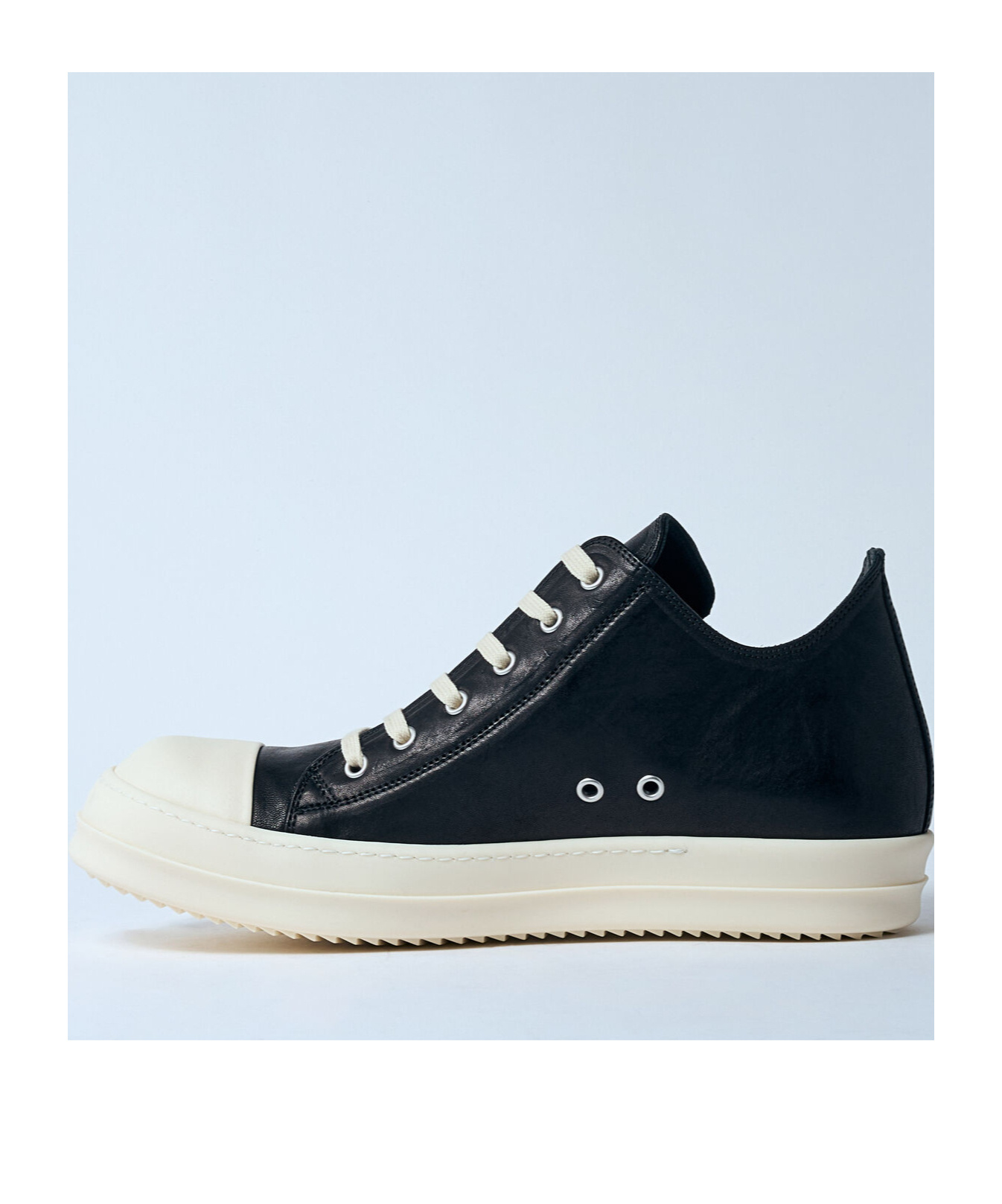 Rick Owens Lace-up Low-cut Casual Shoes In Black