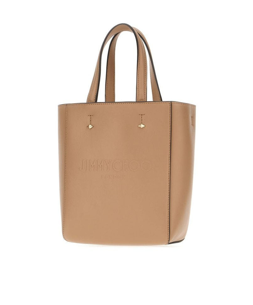Jimmy Choo Double-handle Handbag In Nude