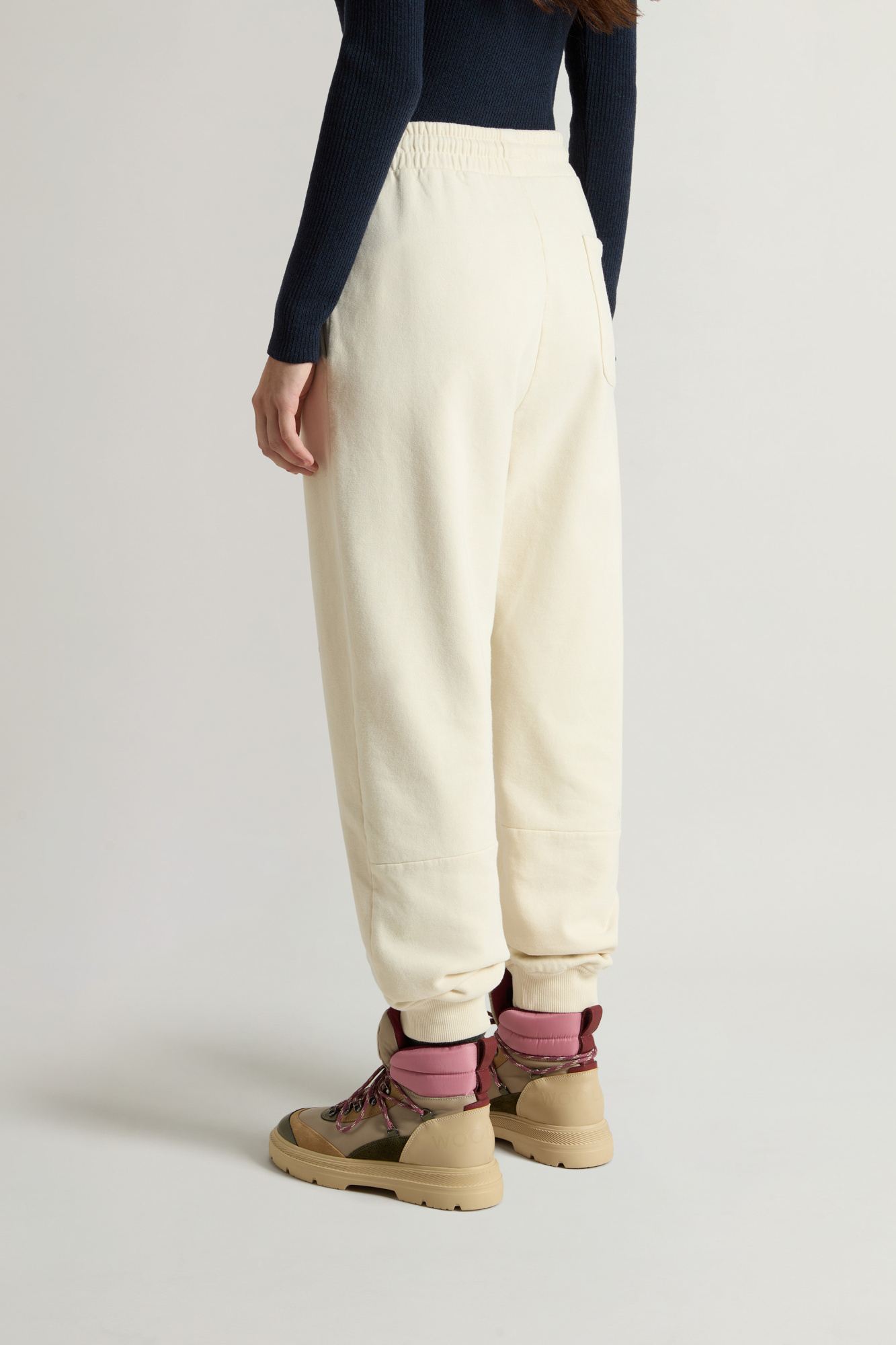 Shop Woolrich Drawstring Sweatpants In Nude